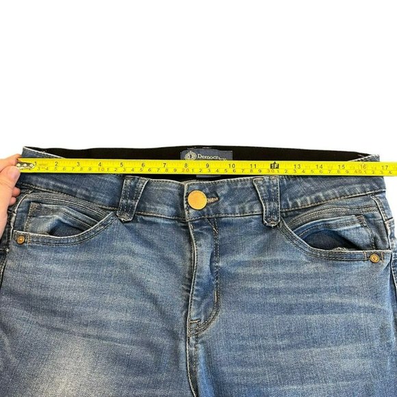 Democracy Ab Technology Absolution Mid Wash Skinny Jeans Womens 14 - Picture 3 of 5